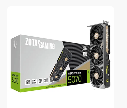 Graphics Card Zotac RTX 5070 Solid Oc 12GB