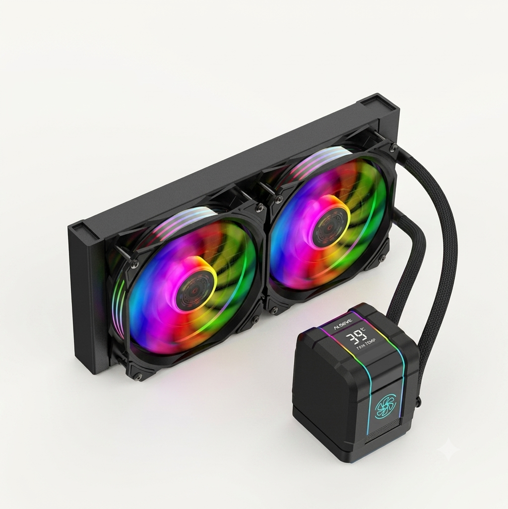Fan Cooler Alseye M240 Black