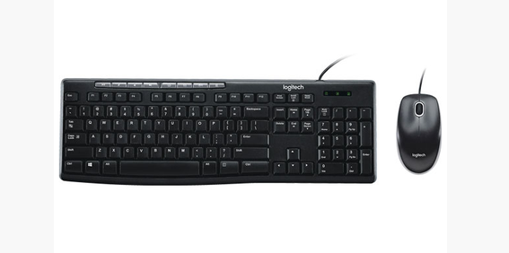 Keyboard Mouse Logitech MK200