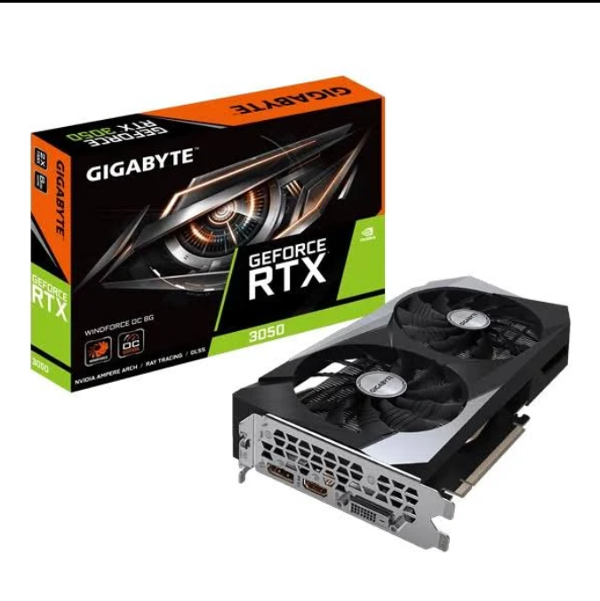 Graphics Card Gigabyte RTX 3050 WF OC V2 6GB