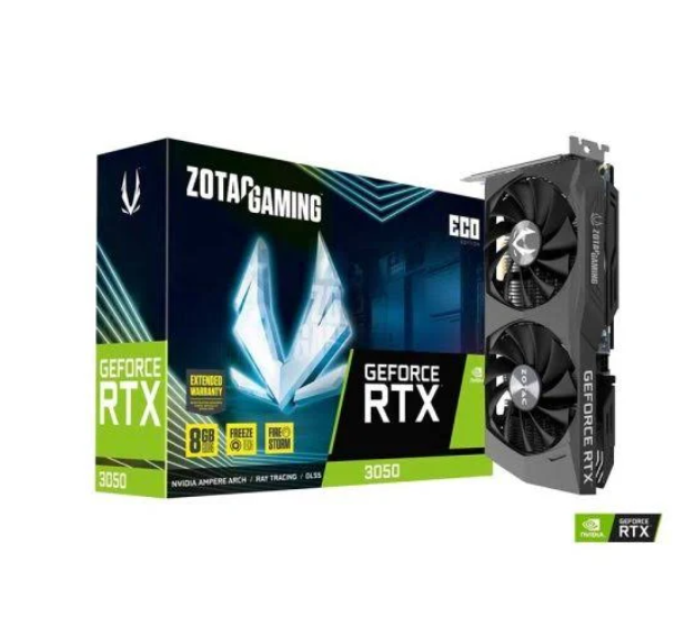 Graphics Card Zotac RTX3050 8GB DDR6 ECO