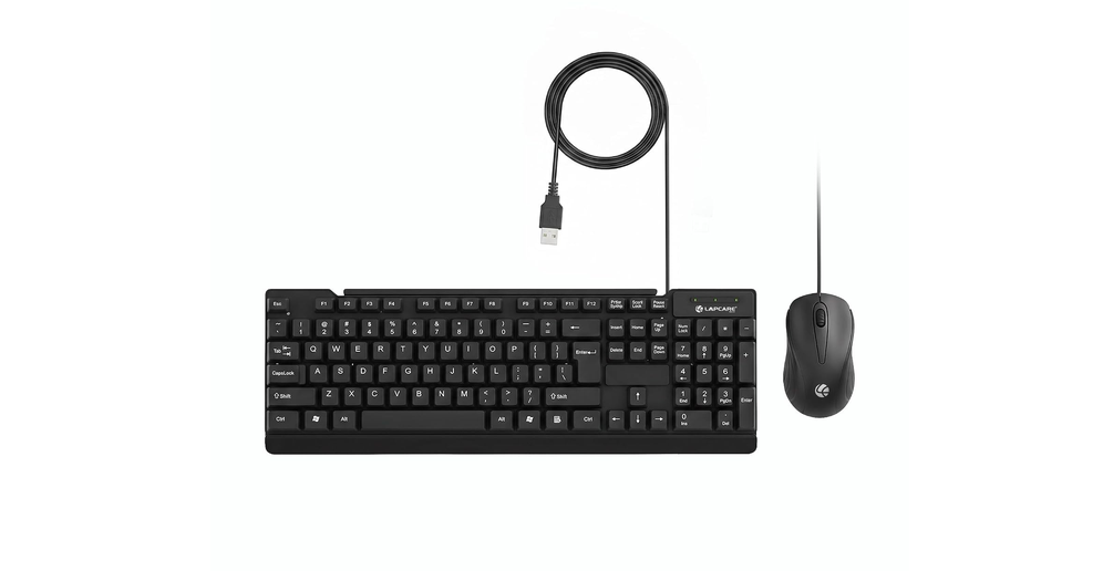 Keyboard Mouse Combo Lapcare Wired