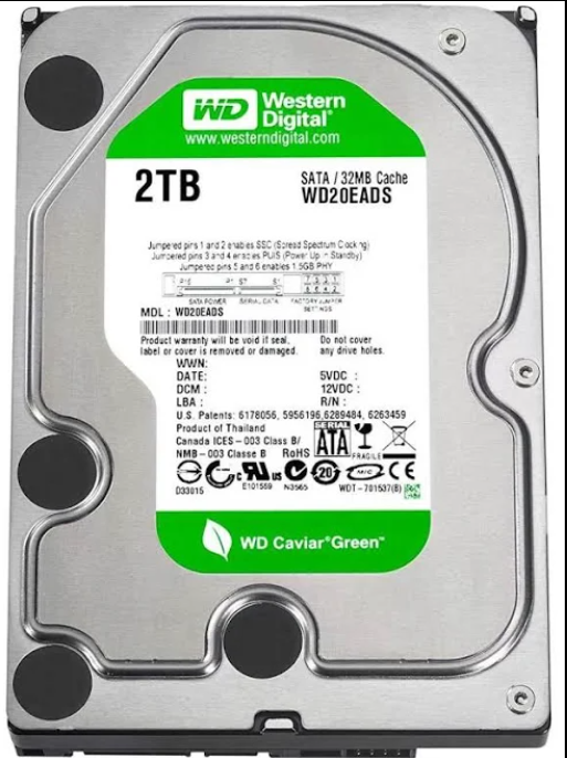 HDD WD 2TB SATA 7200 RPM