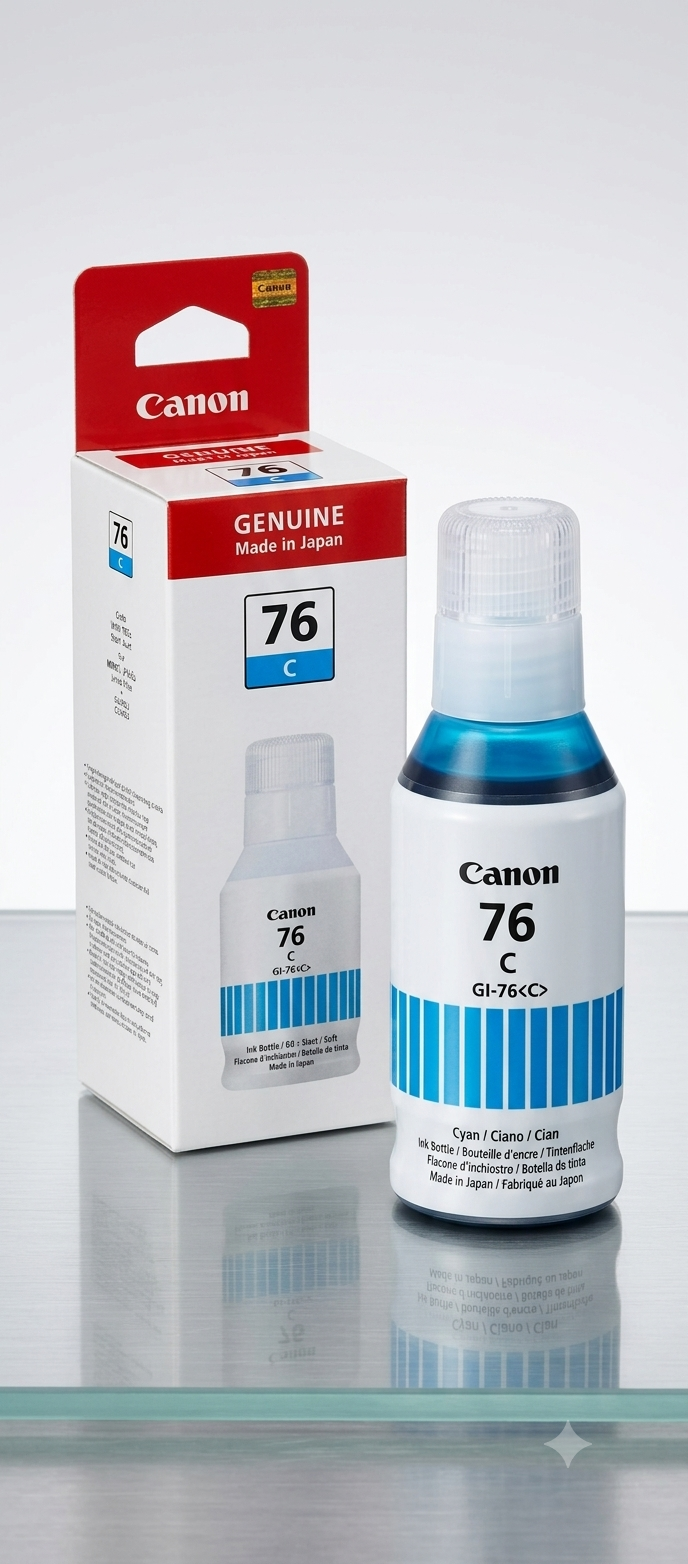 Ink Canon GI -76 CYAN 135 Ml (18%)
