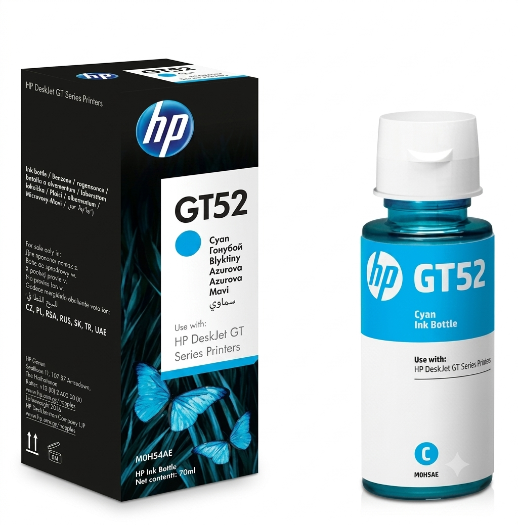 INK HP GT52 CYAN(18%)