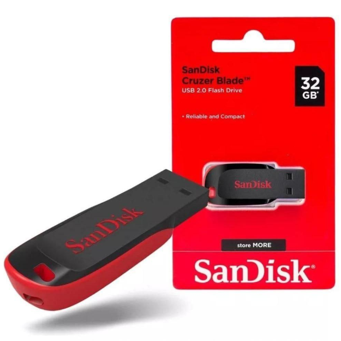 Pen Drive Sandisk 32 GB Cruzer Blade