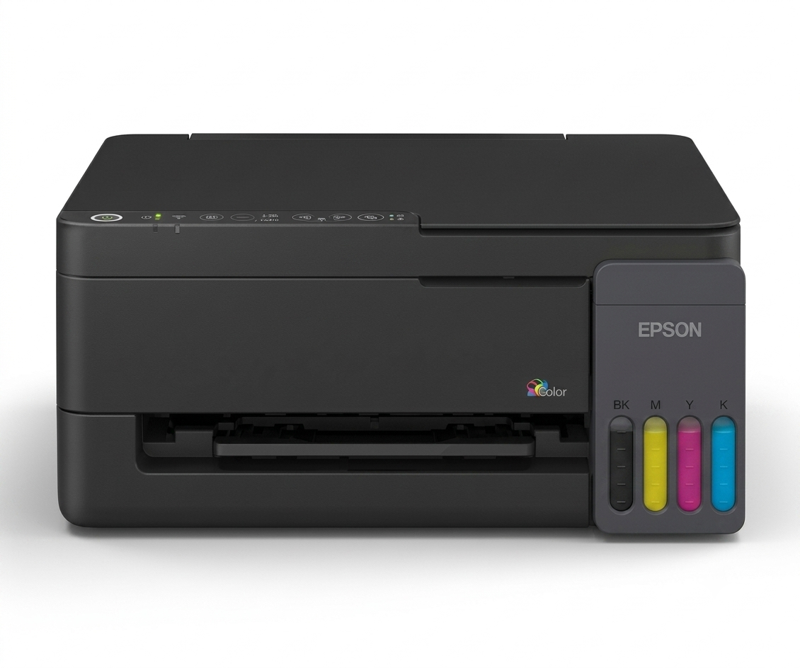 Epson EcoTank L3310 is a compact all-in-one ink tank printer offering high-quality print, scan, and copy functions with ultra-low printing costs, making it ideal for home, students, and small office use.