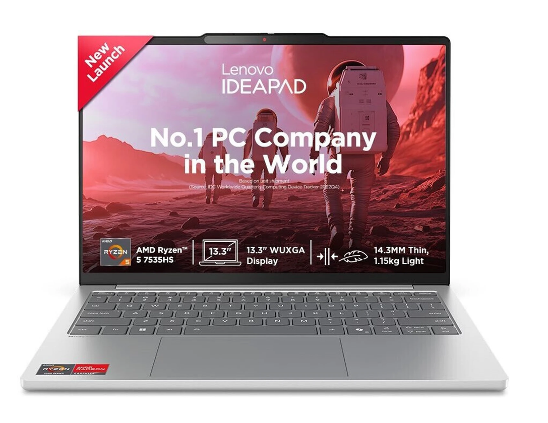 Lenevo  F0HR00BCIN,Ryzen 5-7535HS,8 GB,512GB,INTEGRATED,WIN 11,MSO 2024,24"" FHD