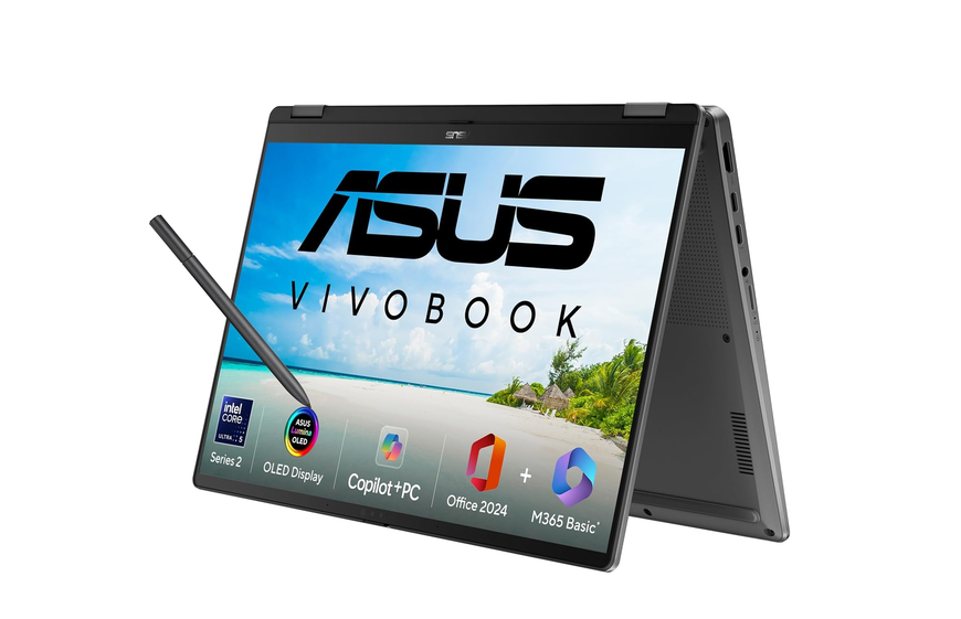 ASUS  TP3407SA-SG183WS,Ultra 5- 226V,6 GB,512 GB,Intel Arc,WIN 11,MSO 2024,14"" OLED TOUCH