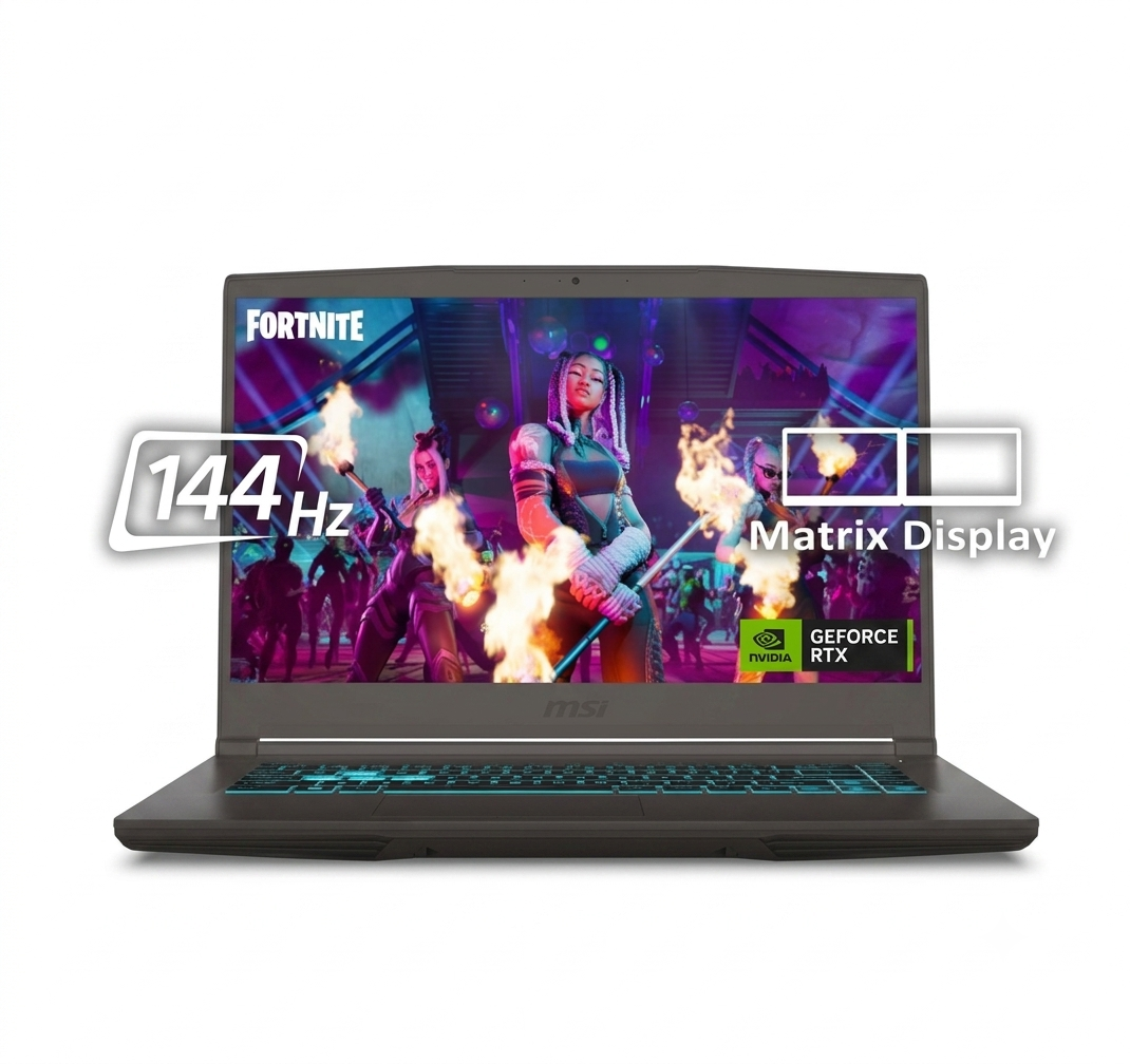 MSI  THIN	Thin B13UC-125IN	Intel i5-13420H	16 GB	512 GB	RTX 3050 4 GB	WIN 11	NO	15.6 FHD