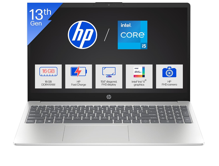 HP-15-FD0668TU	Intel i3-1315U	16 GB	512 GB	INTEL UHD	WIN 11	MSO 2024	15.6 FHD