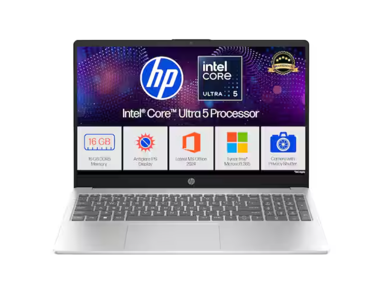 HP   FD2345TU	Ultra 5-225U	24 GB	512 GB	Intel- UHD	WIN 11	MSO 2024	15.6 FHD