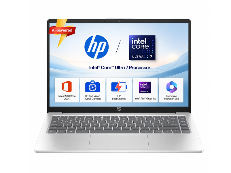 HP  14-EP1181TU	Ultra 7-155H	24GB	1TB SSD	Integrated 	Win 11	MSO 2024	14"" FHD