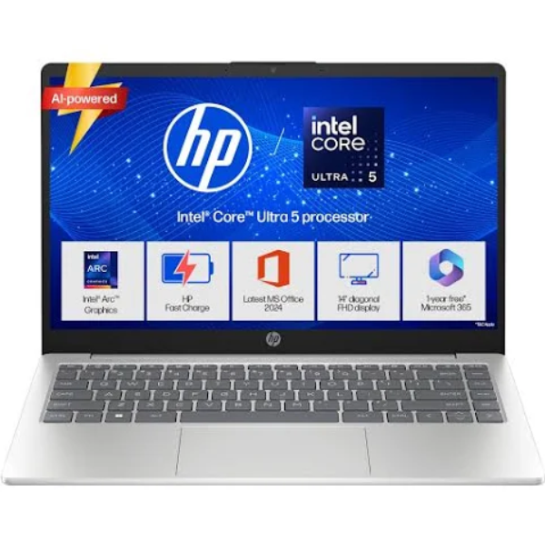 HP  14-EP1150TU	 Ultra 5-125H	16GB      	  512 GB	Intel Arc Graphics WIN 11	MSO 2024	14"" FHD"