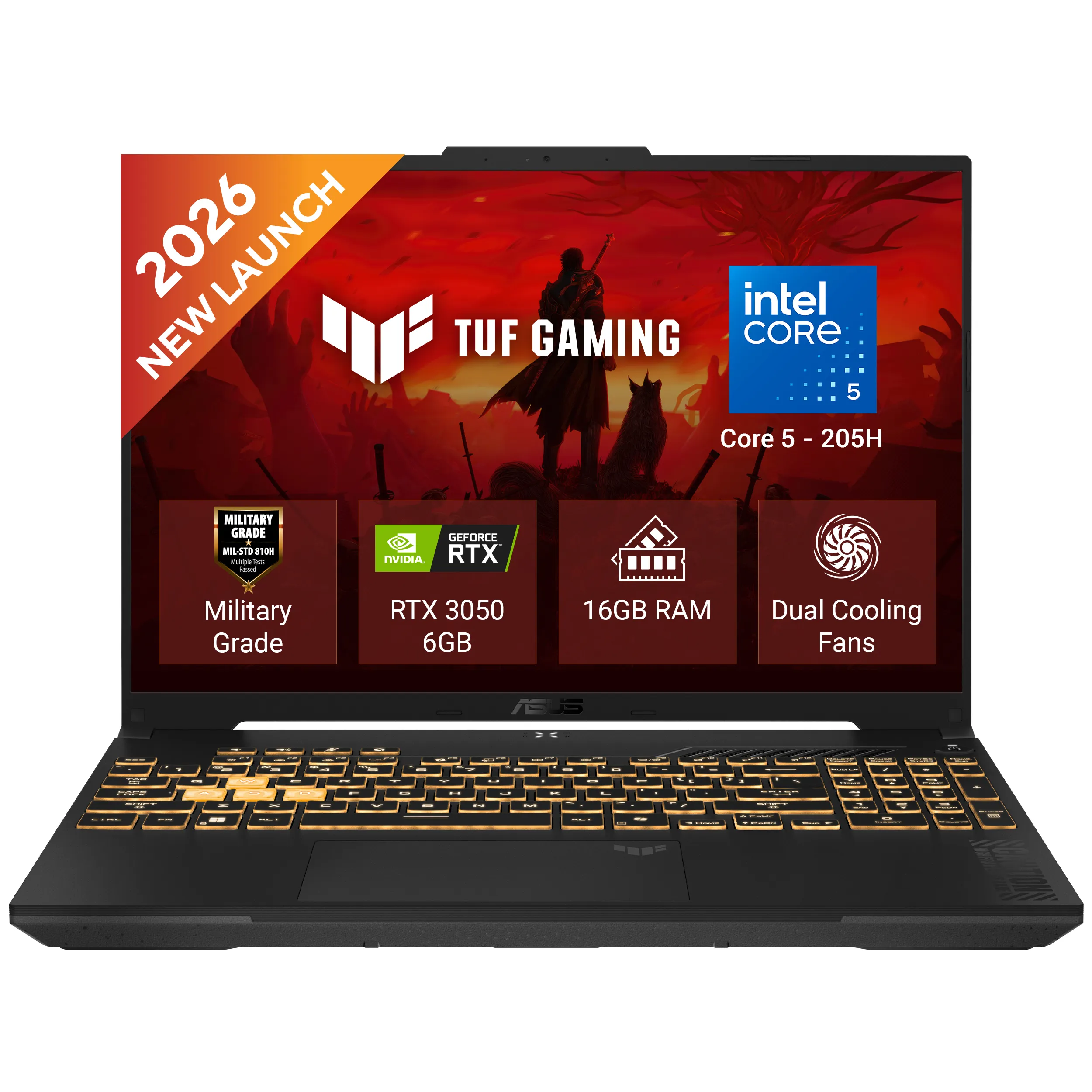 ASUS  Core 5-205H (FX607VJR-TU325WS) 16GB 512GB 3050 6GB WIN11 MSO 2024 16"FHD
