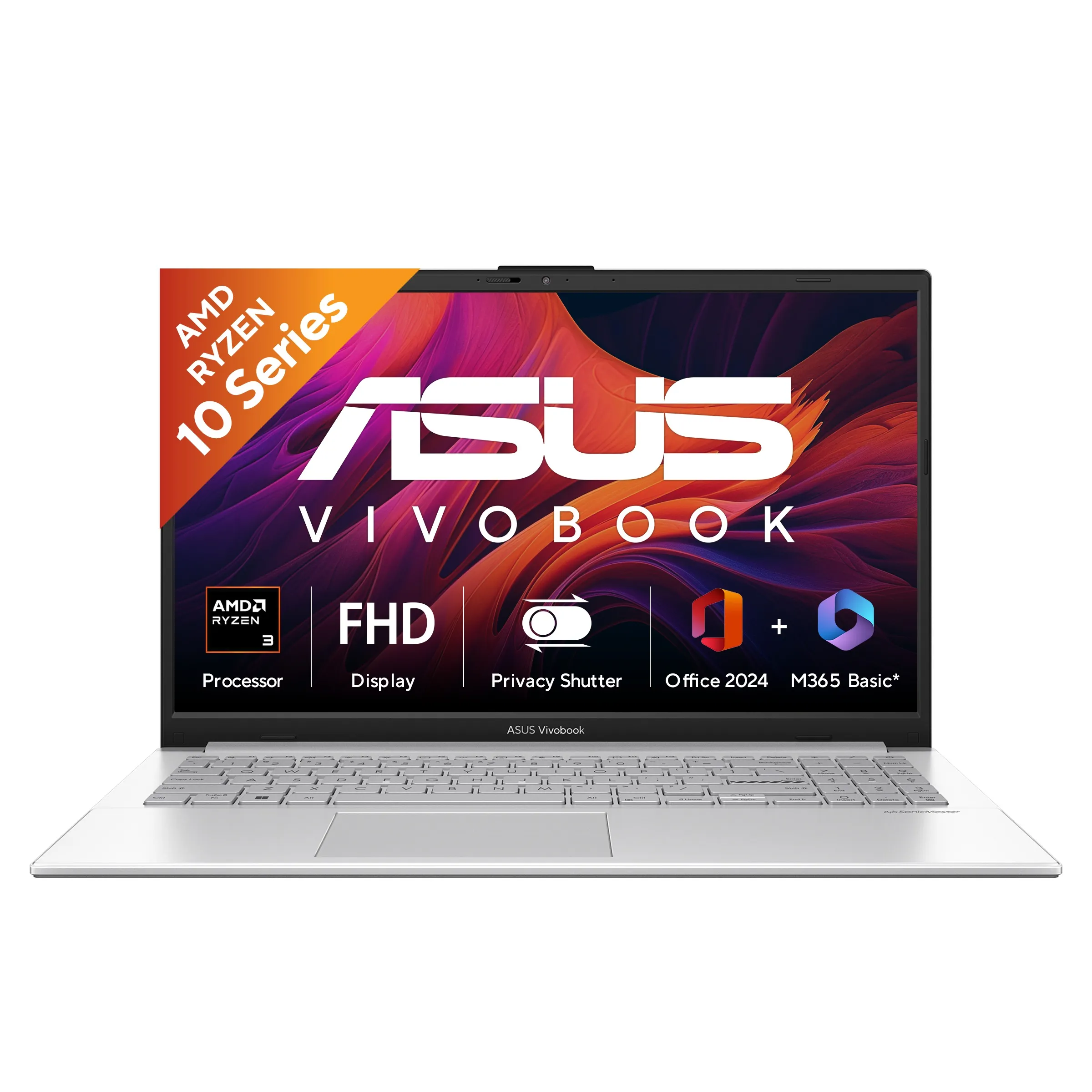 ASUS Vivobook Go  Ryzen 3-30 (E1504FA-BQ5489WS) 8GB 256GB INTEGRATED WIN11 MSO 2024 15.6"FHD