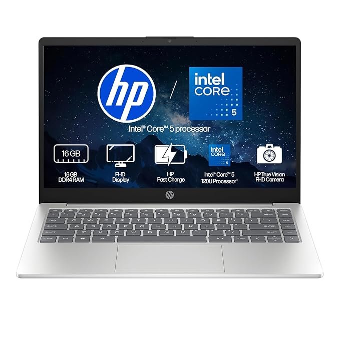 HP 15-FD0682TU  Core 5-120U	16 GB	512 GB	Iris Xe	WIN 11	MSO 2024	15.6 FHD
