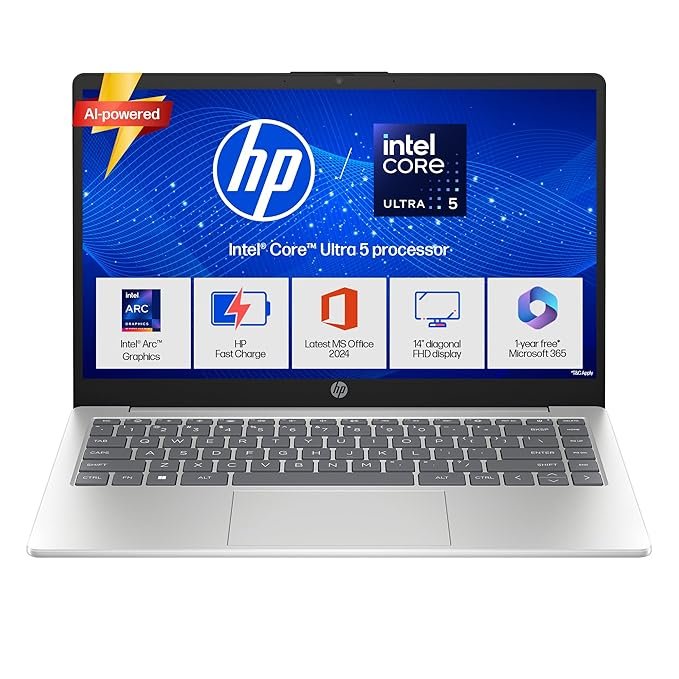 HP EP1150TU   ULTRA 5- 125H	16 GB	512 GB	INTEGRATED	WIN 11	MSO 2024	14" FHD