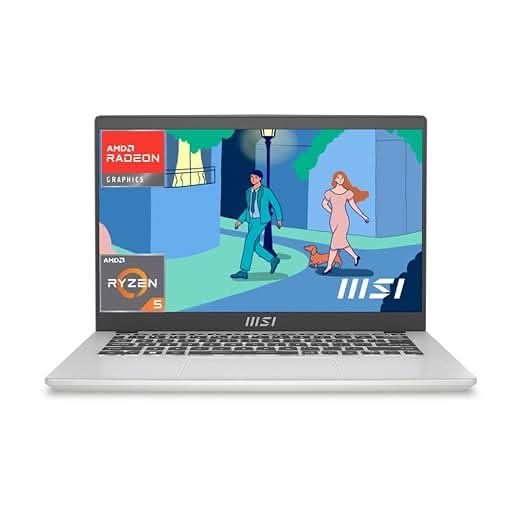 MSI Modern 14-C7M-104IN AMD R-5 7430U 16GB 512GB AMD-RADEON-GRAPHICS WIN 11 MSO 2024 14FHD