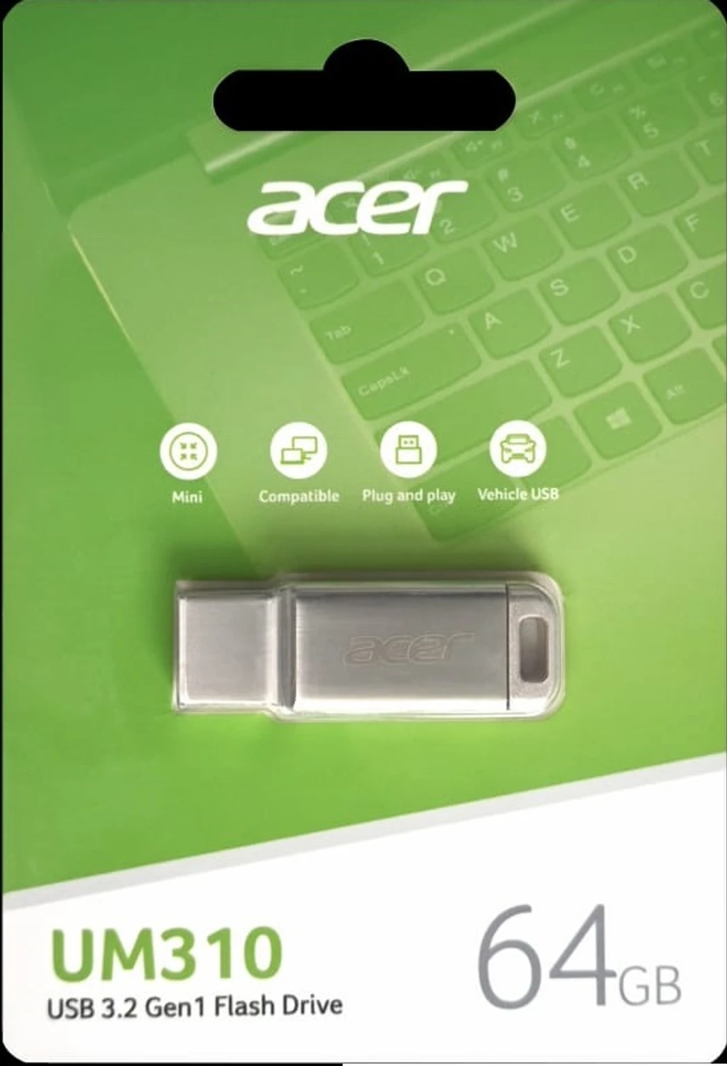 Pen Drive Acer 64 GB 3.2 Metal Usb Flash UM310