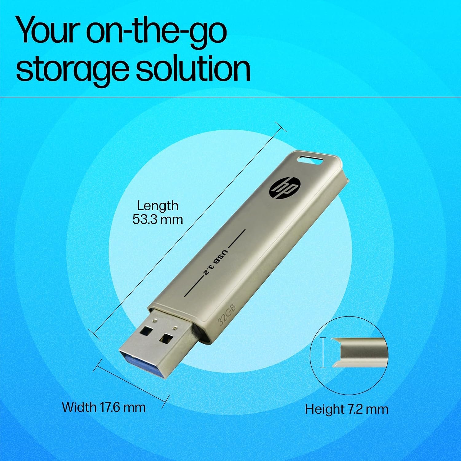 Pen Drive Hp 64GB X 796w Usb 3.2