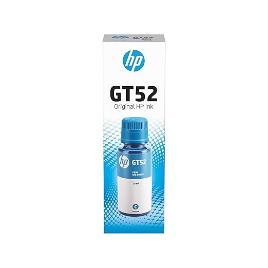 INK HP GT52 CYAN(18%)