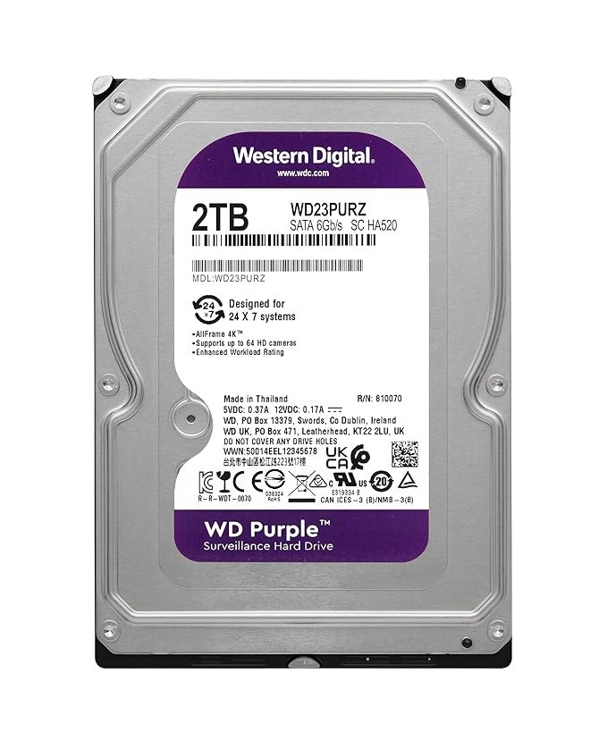 HDD WD 2TB AV/DV