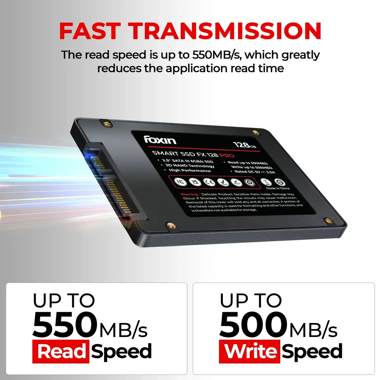 SSD Foxin 128GB Sata FX128 Pro