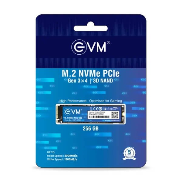 EVM 256GB NVMe Gen3 SSD