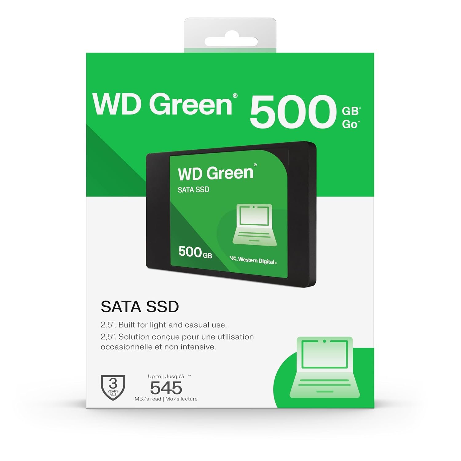 SSD WD 500GB Sata Green