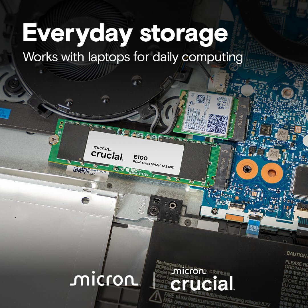 SSD Crucial 480GB Nvme E100