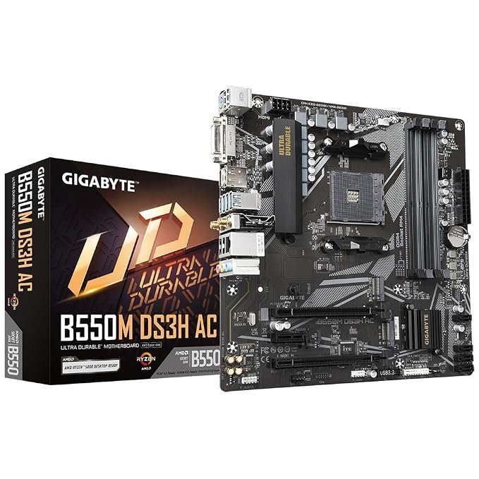 MotherBoard Gigabyte GA-B550M-DS3H AC