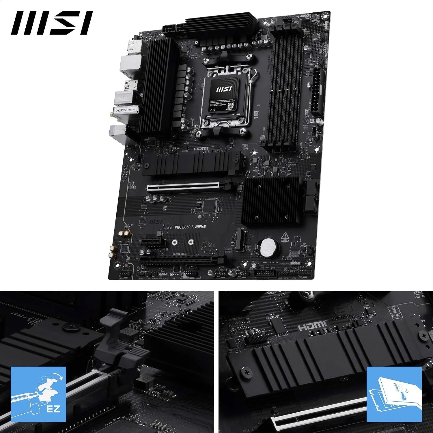 Motherboard MSI B850-S Pro Wifi6E