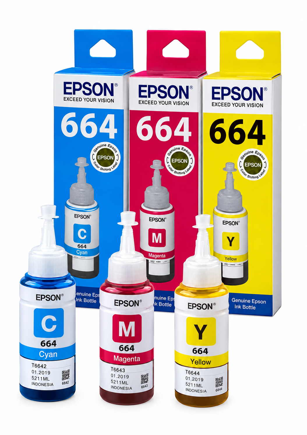 Ink Epson 70 Ml L100/200 CMY