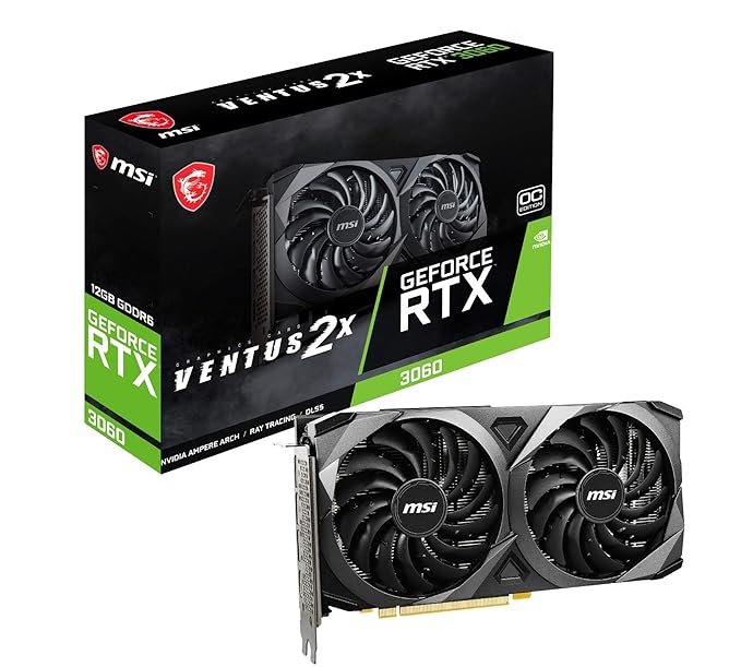 Graphics Card Msi RTX 3060 12GB Ventus 2X OC
